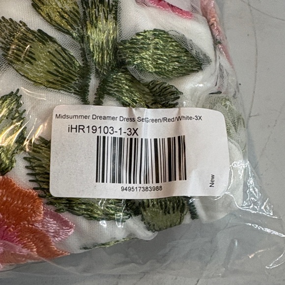 #42 Floral Embroidered Dress - Picture 3 of 3